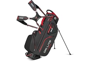 BIG MAX Dri Lite Hybrid Golf Bag | Water-repellent | Lightweight | Waterproof Value Pocket | 14-Way-Divider | Cooler Pocket | Leg Lock System | Umbrella Holder | Towel Holder | Stand Bag and Carry Bag