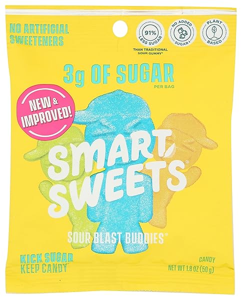 SMART SWEETS, CANDY SOUR BLAST BUDDIES, 1.8 OUNCE