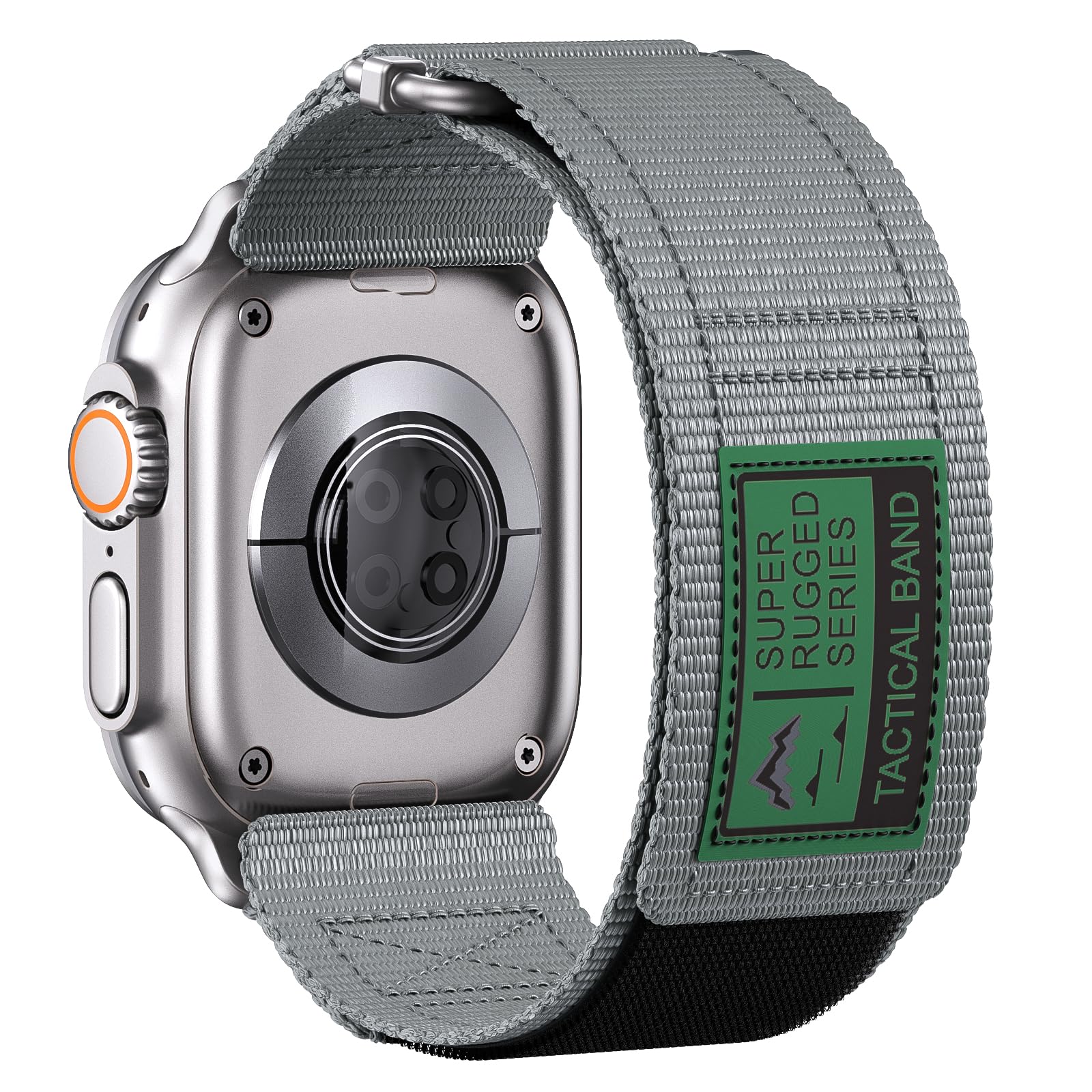 Compatible with Apple Watch Ultra 3/2/Ultra Strap 49mm 46mm 45mm 44mm 42mm, Nylon Sport Replacement Strap for Apple Watch Series 11/10/9/8/7/6/5/4/3/2/1/SE 3/2/SE