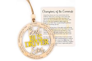 RUSATEN Bus Driver Appreciation Gifts for Men, Women with envelopes - School Bus Driver Gifts, Bus Driver Christmas Gifts, Back to college/school, first day/end of the school year gifts for students