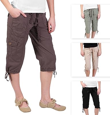 low rise cargo shorts