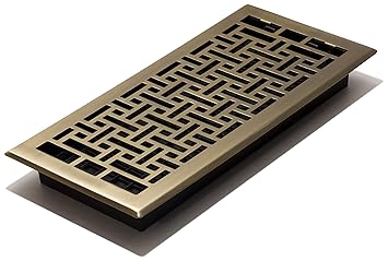 Decor Grates Ajh614 A Oriental Floor Register 6 Inch By 14 Inch