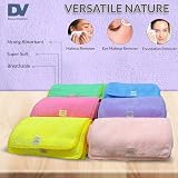 DualVertex 30 Microfibre Face Cloths 15x15cm Reusable Makeup Remover Wipes view 5