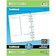 Day-Timer Two Page Per Day Refill, 2 Months, Undated, Loose-Leaf, Folio Size, 8.5 x 11 Inches (87342)