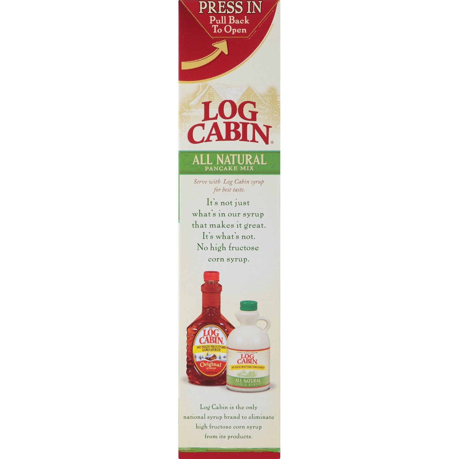 Amazon Com Log Cabin All Natural Pancake Mix 28 Ounce Prime Pantry