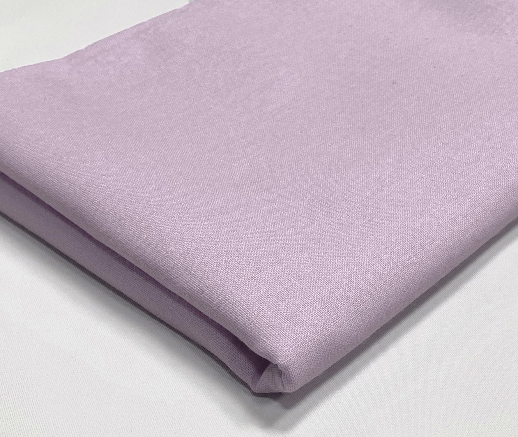 A-Express Plain Cotton Fabric - 60 Inches 150cm Extra Wide Per Metre - 150 GSM Viscose Material - for Clothing, Quilting, Curtain Lining, Sheeting, Costume, Dress, Bedding - Lilac 2 Meters