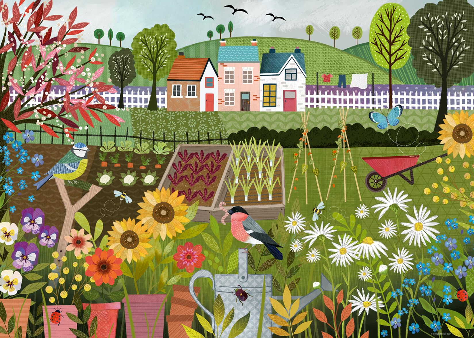Ravensburger Garden Allotment 1000 Piece Jigsaw Puzzles for Adults and Kids Age 12 Years Up