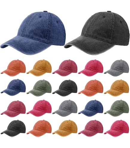 Yahenda 30 Pack Vintage Baseball Cap Washed Denim Distressed  display picture 1