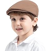 Jastore Kids Vintage Newsboy Cap Toddler Tweed Beret Hat Cabbie Hat Little Kids Driver Cap Ivy Gatsby Cap
