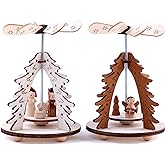BRUBAKER 2-Pack Small Christmas Pyramids - Designed in Germany