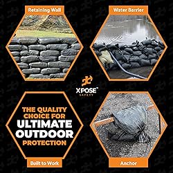 Xpose Safety Heavy Duty Sand Bags with Tie Strings