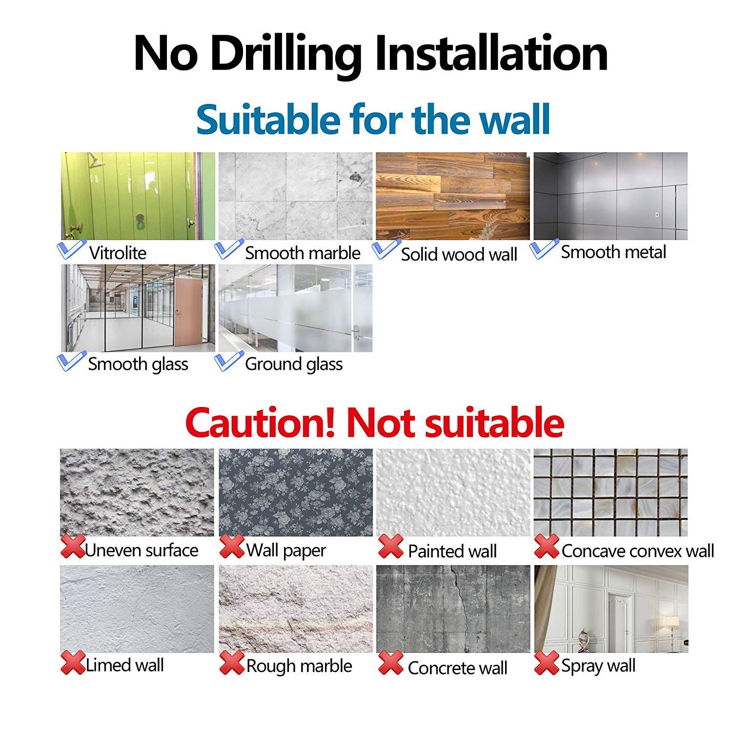 Badregal Ohne Bohren, Sunvito Eckregal Duschregal Ohne Bohren, Badezimmerablagen Anti-Rost Aluminiumlegierung mit 2 Etagen für Bad, Küche
