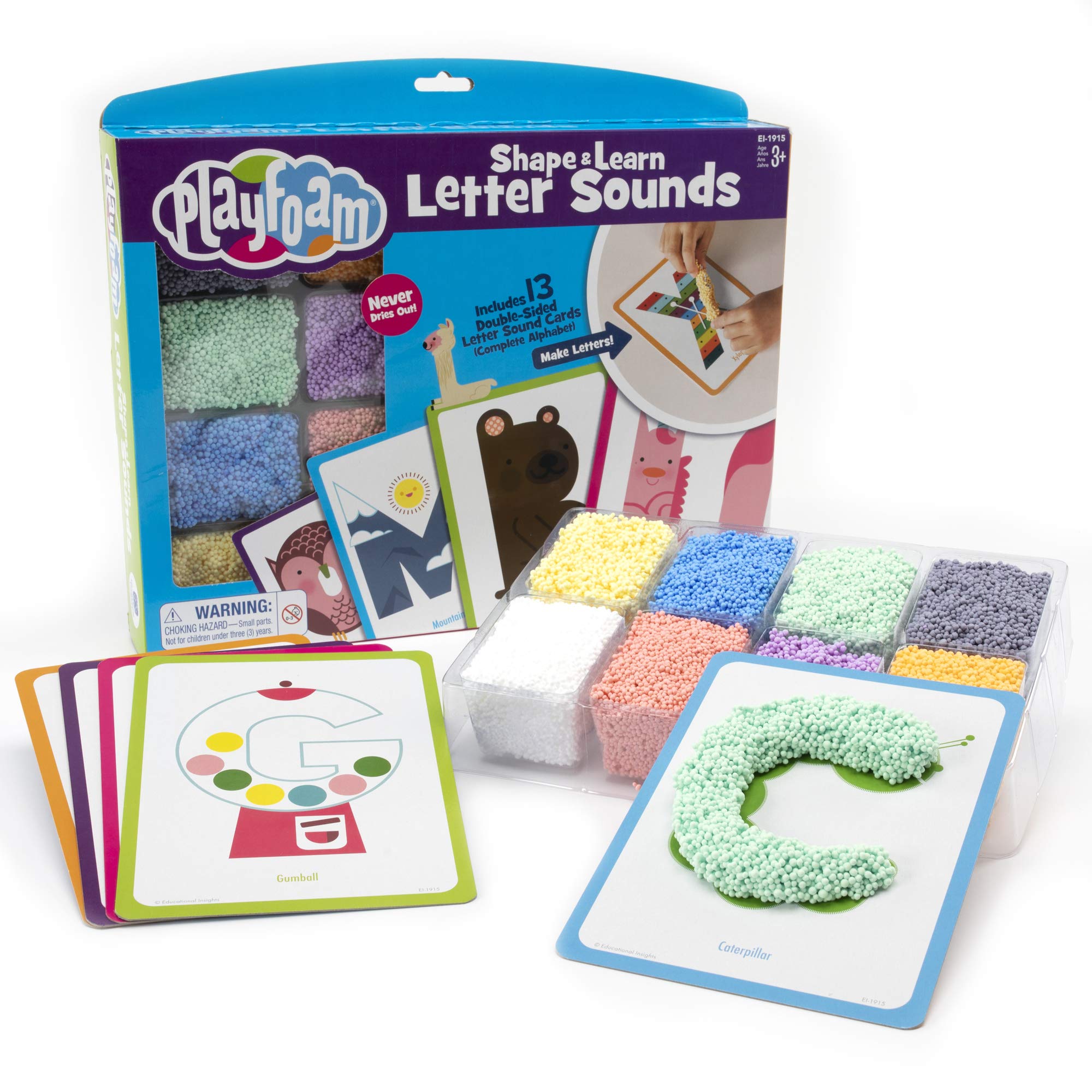 Learning Resources Playfoam Shape & Learn Letter Sounding Preschool Readiness Activity, Ages 3+