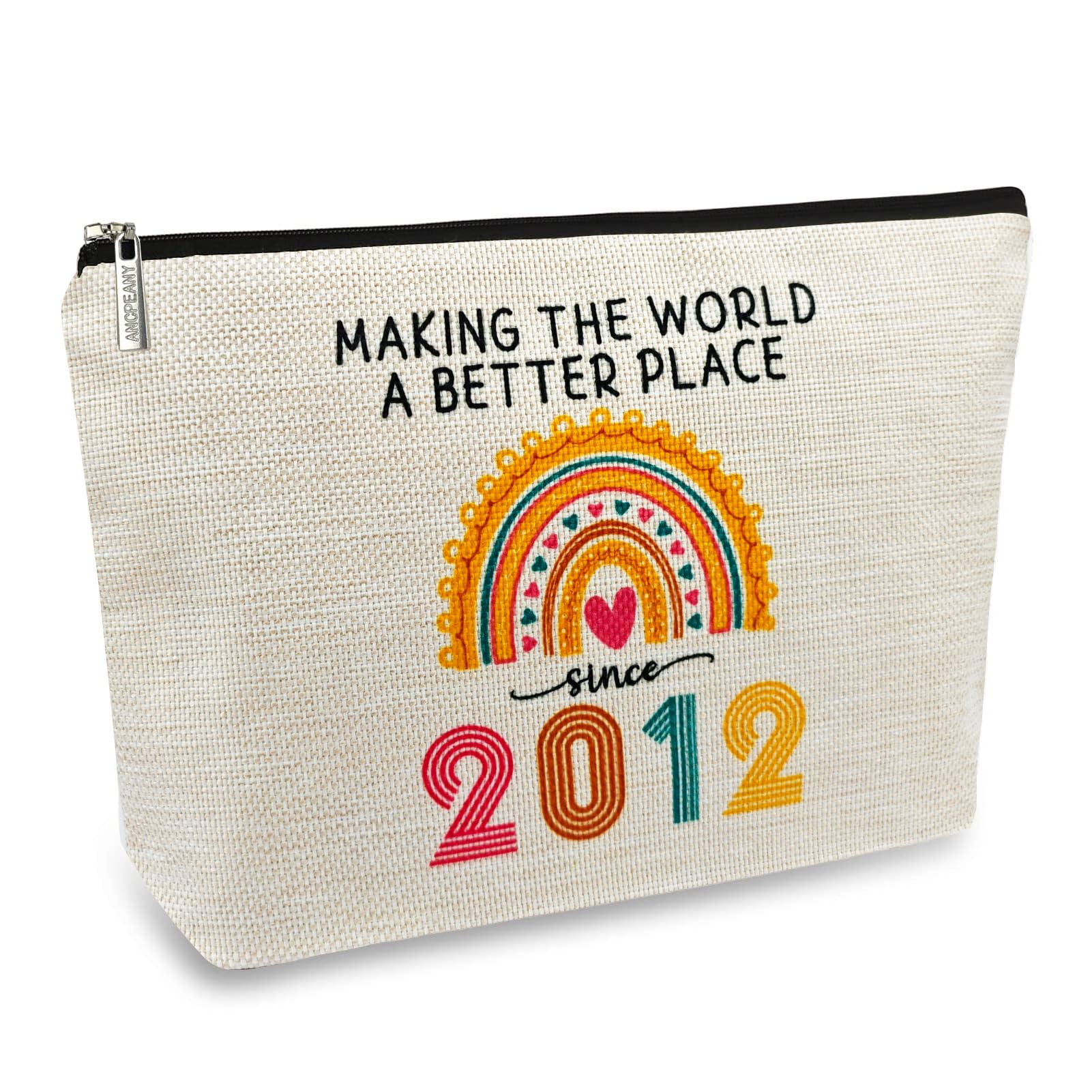 Photo 1 of ancpeany Cool 13 Year Old Girl Gifts Ideas, Happy 13th Birthday Decorations for Girls Makeup Bag, 2012 Birthday Best Presents for Sister, Daughter Trendy Stuff 2025, Christmas, Cosmetic Travel Pouch