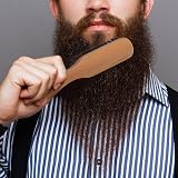 BESTOOL Hair Brush Professional Boar Bristle Beard Brush Natural Beech Wood view 6