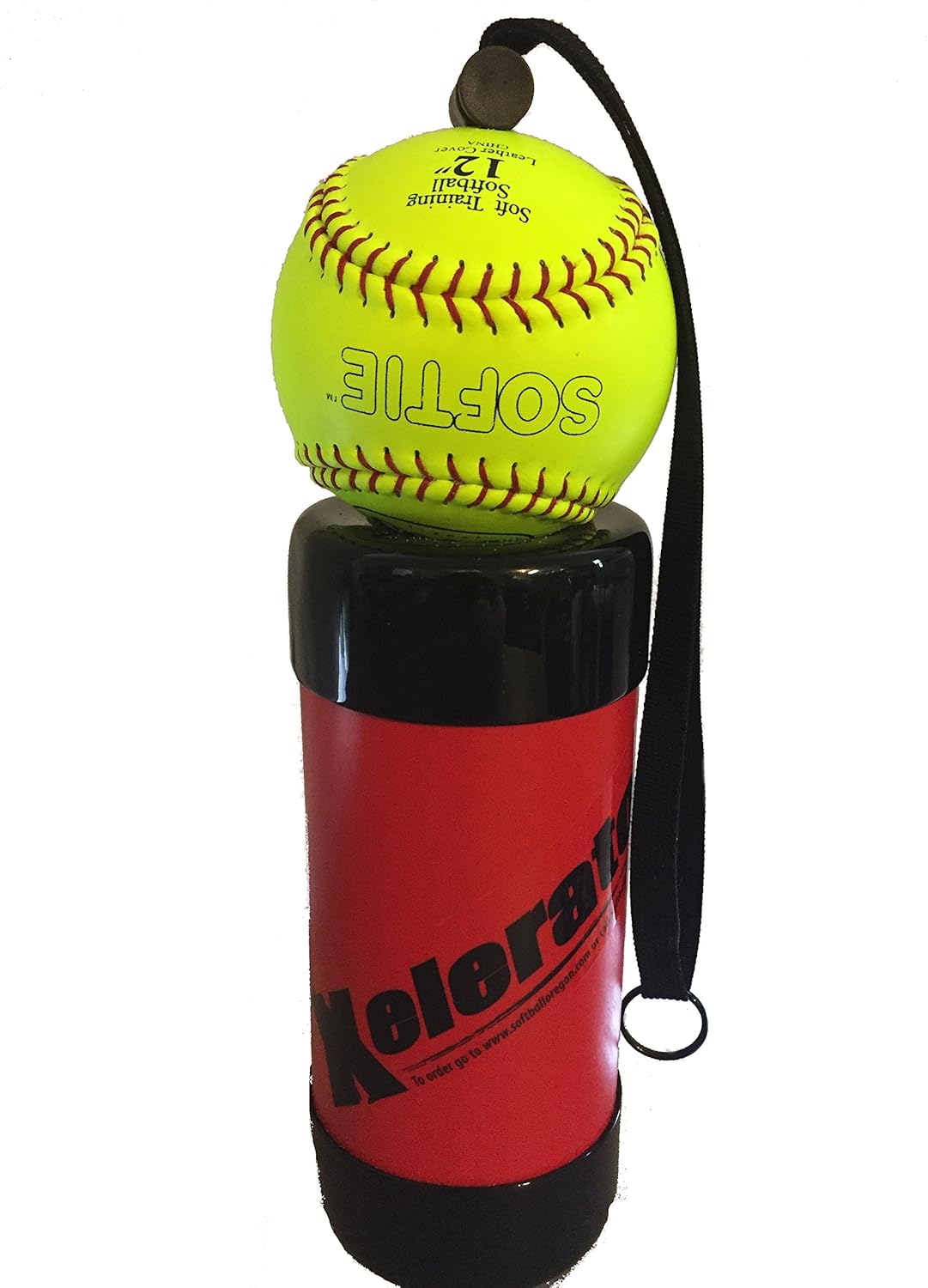 Xelerator 2nd Gen Softball Pitching Trainer w/Leather Ball: Sports & Outdoors