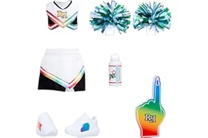 Rainbow High Fashion Pack, Pep Rally Includes 1 Full Cheerleading Outfit, Shoes, Jewelry and Play Accessories. Mix & Match to Create Tons of Fun. Kids Toy Gift Ages 4+