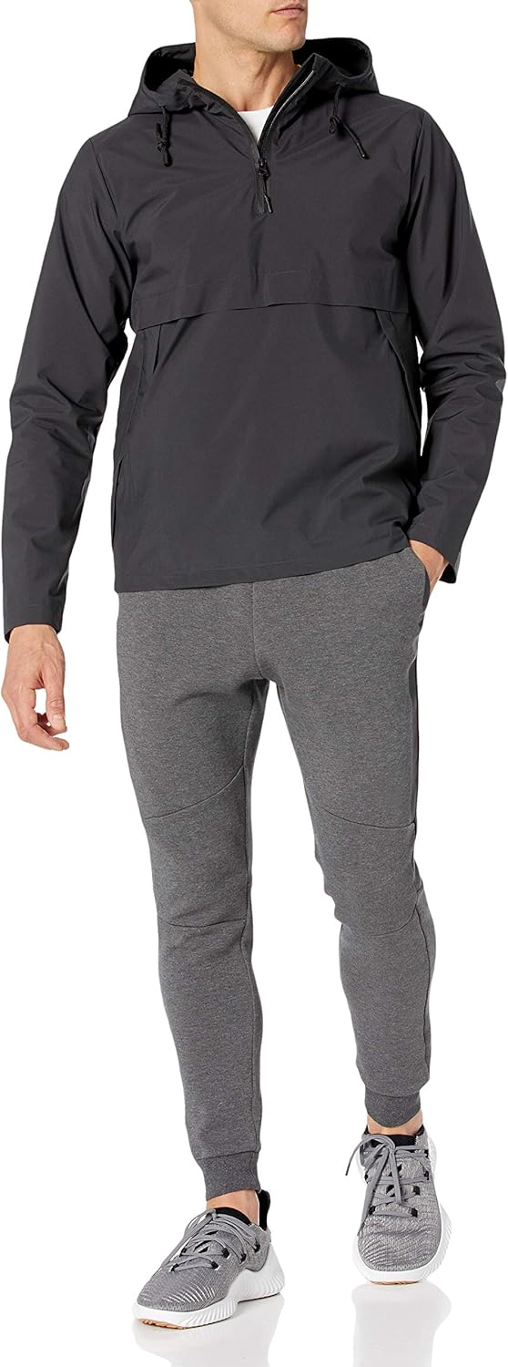  Brand - Peak Velocity Men's Windbreaker Anorak Jacket: Clothing