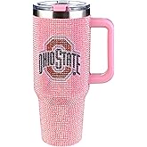 The Memory Company Officially Licensed NCAA - 46oz Pink Bling Game Day Tumbler