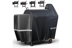 QULIMETAL Upgraded Grill Cover for Pit Boss 850, 820, Z Grill 700, 600D Wood Pellet Smoker Cover for 820 Deluxe, 820D, 820FB, Sportsman 820 Series Wood Pellet Grills, Z Grill 700 Series