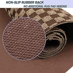Custom Size Backed Non-Slip Area Rugs Runner, Easy