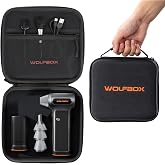 WOLFBOX MF200 Hard Carrying Case, Case Only, Device Not Included | MF200 Electric Air Duster Compatible, Shockproof, Splash-Proof, Travel Storage Bag, Fits Nozzles &amp; Charging Cables