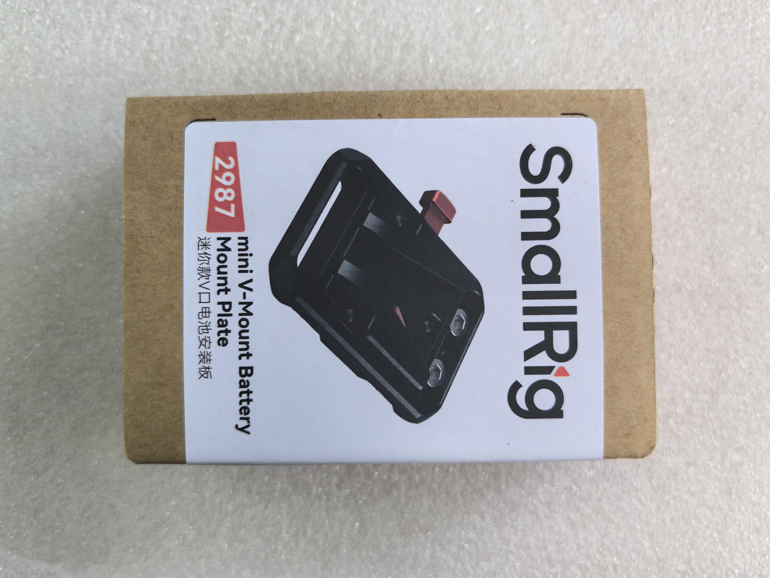 SmallRig Mini V Mount Battery Plate, V-Lock Mount Battery Plate with 1/4
