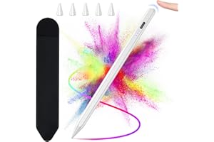 HOTLIFE Stylus Pen for iPad, Apple Pencil for iPad 10/9th Gen,Stylus Pen Compatible with (2018-2022) Apple iPad Pro 11 & 12.9 inch,iPad Mini 6th/5th Gen, iPad Air 3/4/5,iPad 6/7/8th Gen for Writing/Drawing