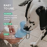 Springer Portable Dog Water Bottle 625ml Leak-Proof BPA-Free Indigo view 4