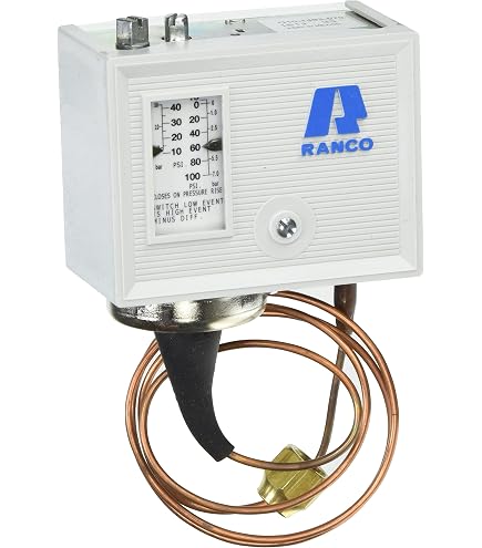 Ranco Controllo Bassa Pressione O10-1402 – Interruttore SPST Con Apertura A Bassa Pressione Per Refrigerazione Commerciale (R12, R22, R134A, R502)