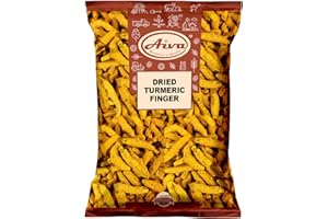 AIVA WE BELIEVE IN QUALITY AIVA Dry Turmeric Roots | Fingers | Whole roots - 7 Ounce (200gm)