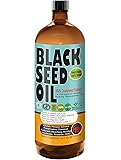 MILD TASTING Premium Black Seed Oil Cold Pressed -16 oz Glass Bottle - Unfiltered, Vegan & Non-GMO, No Preservatives & Artificial Color by Sweet Sunnah 100% Genuine Nigella Sativa