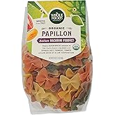 Whole Foods Market, Organic Pasta, Papillon with Roots &amp; Vegetables, 16 Ounce