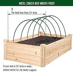 MAXPACE Greenhouse Hoops for DIY Grow Tunnels Less