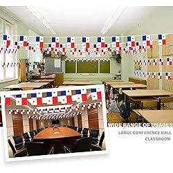 Panama String Flag Pennant Banner, Small Mini