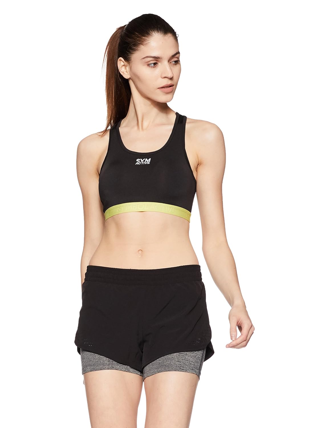 symbol amazon brand women's sports bra