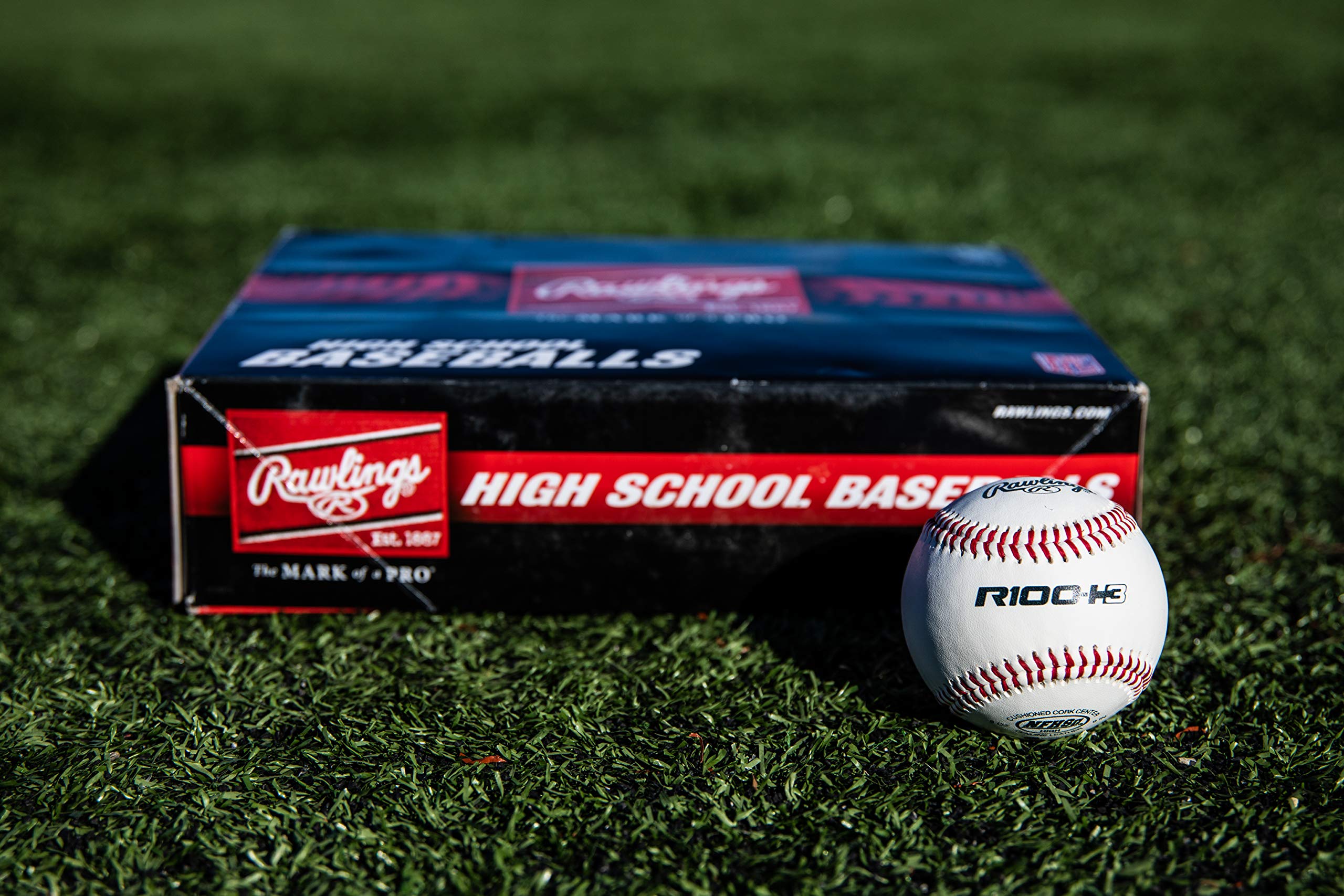 Rawlings | NFHS NOCSAE High School Baseballs | 12 Count | R100-H1 / R100-H2 / R100-H3 / RNF Options