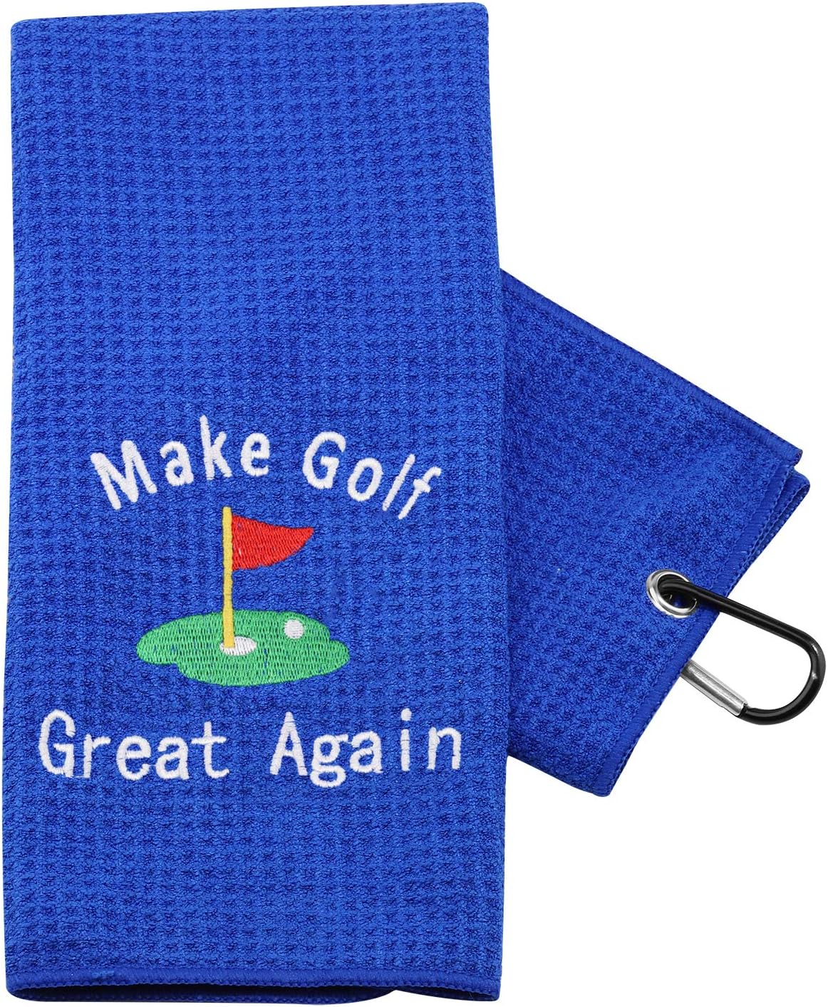 PXTIDY Funny Golf Towels for Men Golf Gift Golf Enthusiasts Gift Make Golf Great Again