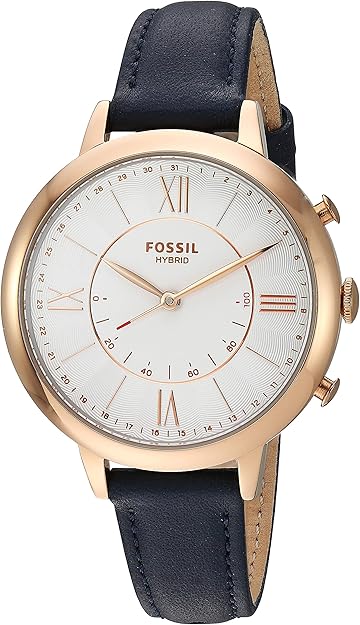 fossil hybrid smartwatch navy blue