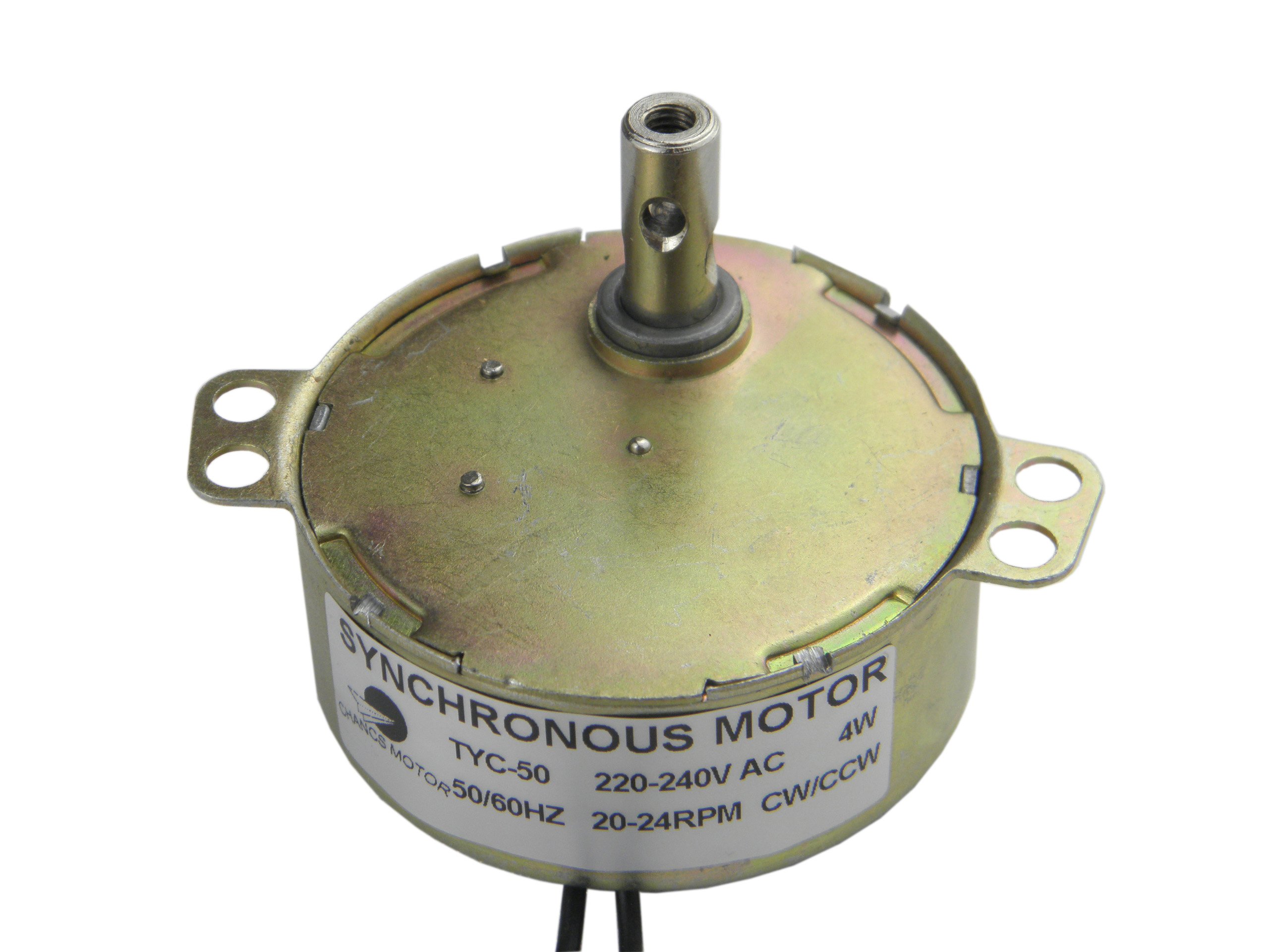 CHANCS Electric Gear TYC-50 Permanent Magnet Synchronous AC 220V 20-24r/min CW/CCW for Fan Microwave Oven
