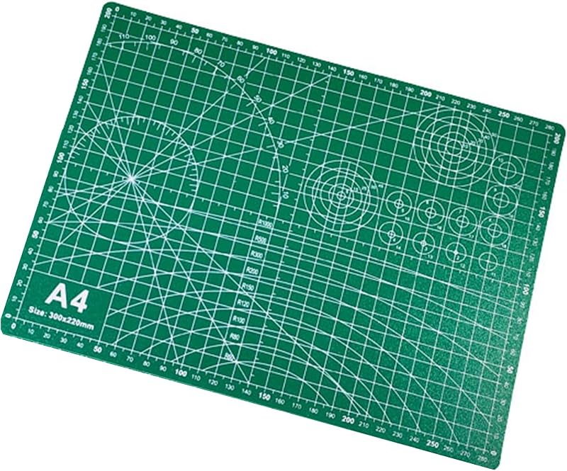 HIHUHEN A4 Self Healing Cutting Mat 30x22cm Double Sided 5-Ply PVC