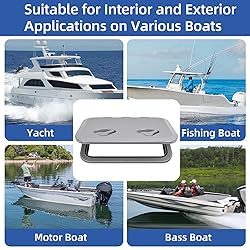 Marine Boat Hatch&Lid,Marine Deck Access Hatch Gray