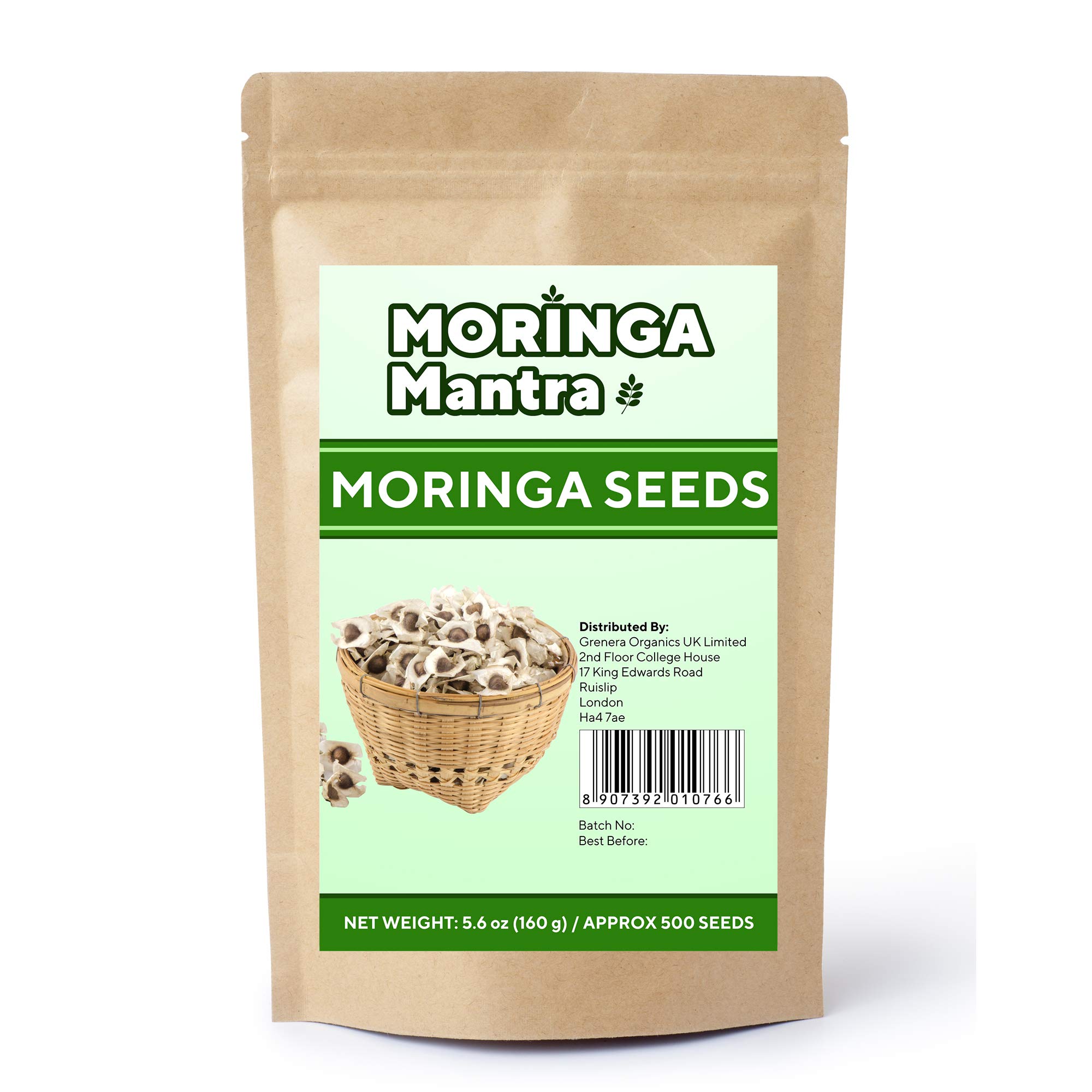 Moringa Mantra Moringa Seeds for Planting and Eating, 500 Numbers of PKM1 Moringa Seeds