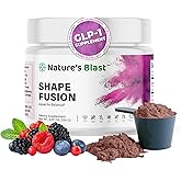 NATURES BLAST Shape Fusion® - GLP-1 Supplements with Ashwagandha, Hibiscus, Ceylon Cinnamon, Maqui Berry & African Mango Extract - Supports Healthy Habits, Energy & Body Balance - 30 Servings