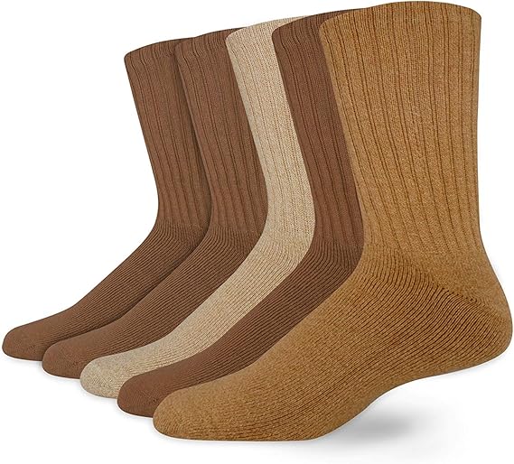 Dockers Men's 5 Pack Cushion Comfort Sport Crew Socks at Amazon Men’s