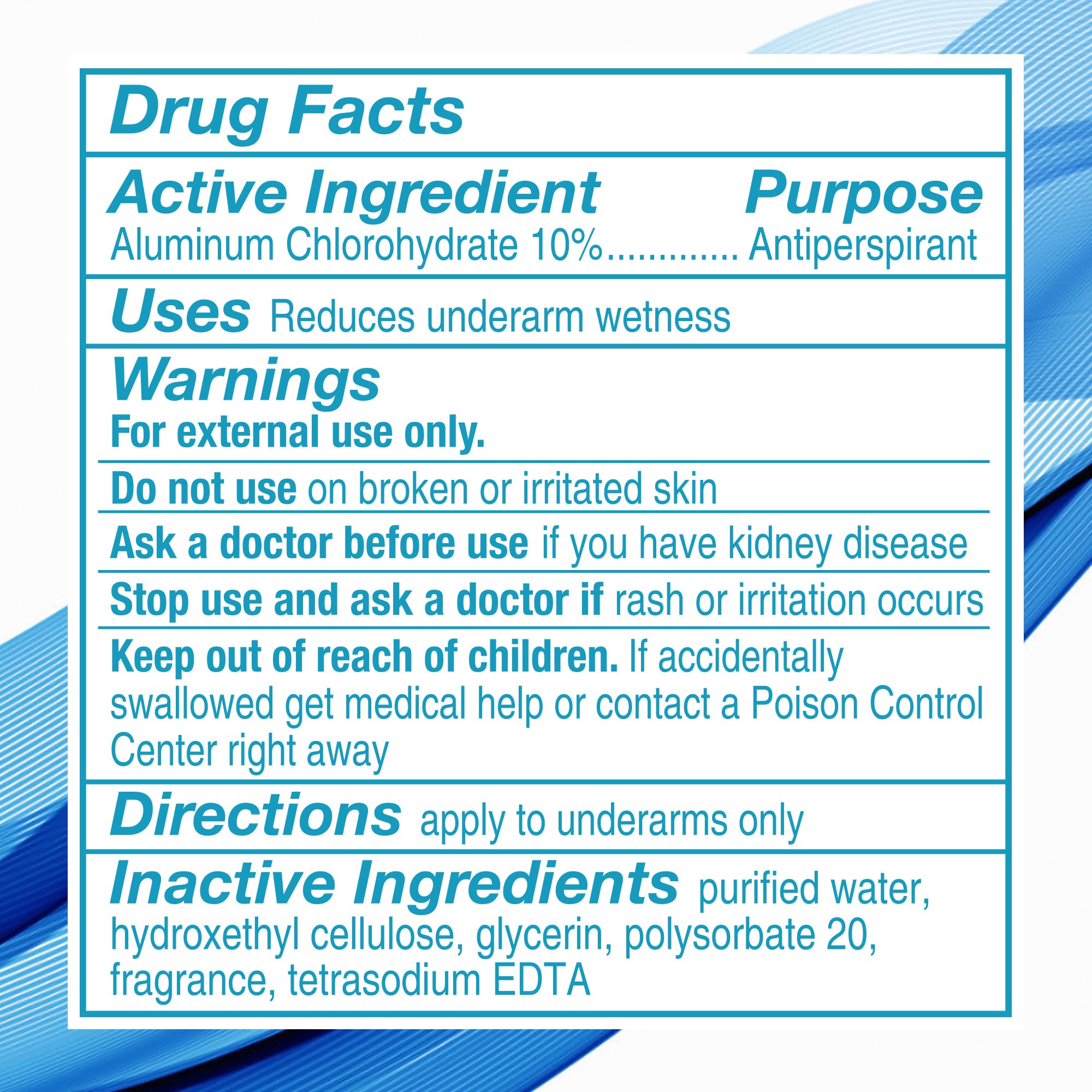 Freshscent Roll-On Deodorant Alcohol Free, 1.5 oz., Pack of 96