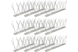 KOKMEYA Bird Spikes 9.84FT, 304 Stainless Steel Bird Deterrents Spikes for Outside to Keep Birds Away Birds Scare Devices Out