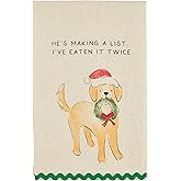 Mud Pie Christmas Pet Towels, List, 26" x 16 1/2"