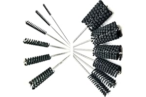 PRO-GRAAD 12 Piece TwistFlex Automotive Hone Kit, Sizes Included: 5.5mm, 7mm, 10mm, 1/2", 5/8”, 3/4", 7/8”, 1”, 1-1/4”, 1-1/2”, 1-3/4” , 2”, 180 Grit Silicon Carbide Abrasive (Pack of 12), 1 Pint Honing Oil