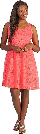 coral a line dress